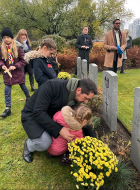 The remembrance day Cemetery visit