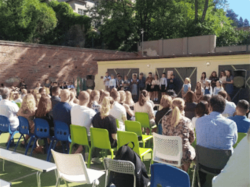 Y6 performance during the Summer Show