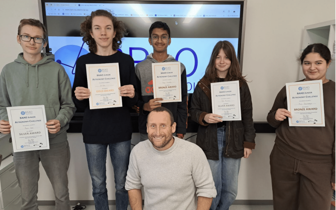 Students Shine with Stellar Results in Junior Astrophysics Challenge