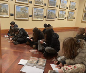 Secondary students visited Paris and attended Artists from Bohemia and Interwar Paris exhibition